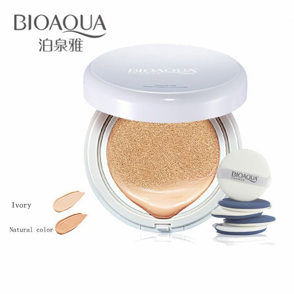 [Hàng mới về] Kem BB trang điểm dạng cushion che khuyết điểm cho da không tì vết BIOAQUA