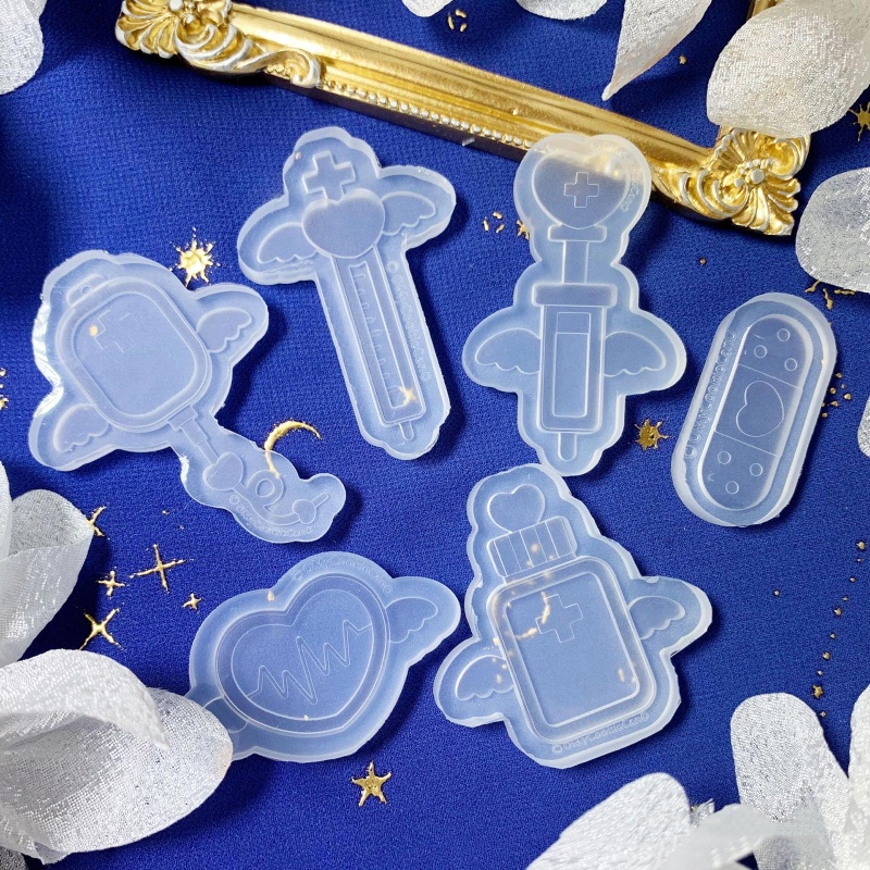 Sa Khuôn Làm Trang Sức Hình Thiên Thần Bằng Nhựa Resin