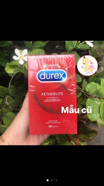 Bao cao su Durex nội địa Úc hộp 30 cái