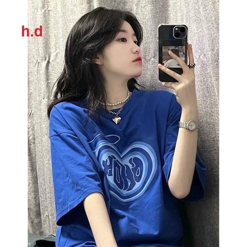 Áo phông tim xanh HD6