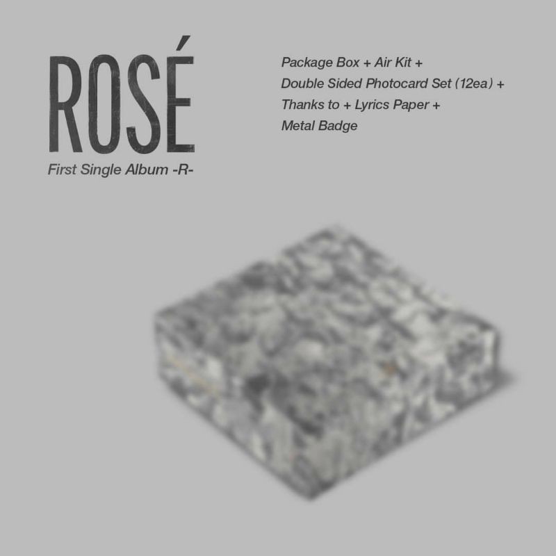 CÓ SẴN ALBUM ẢNH ROSÉ  FIRST SINGLE ALBUM -R-