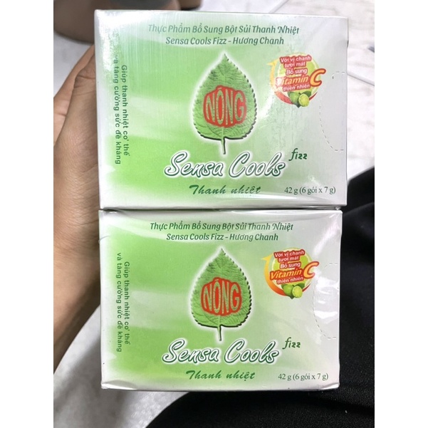 SENSACOL THANH NHIỆT HƯƠNG CHANH