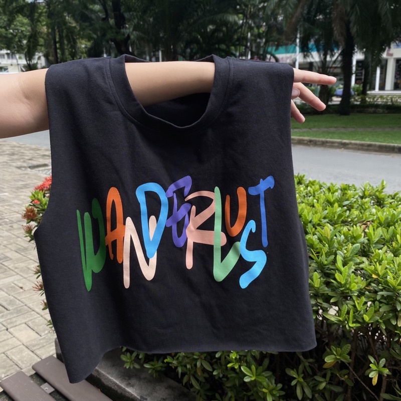 Áo Tanktop Rainbow màu đen