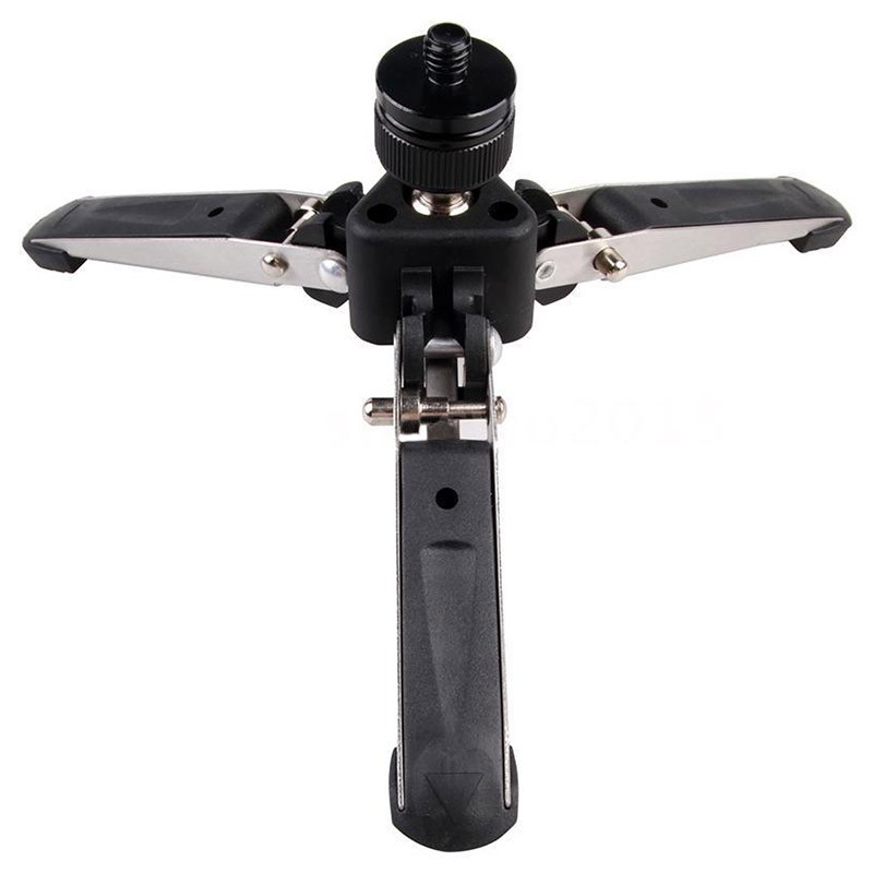 Universal Three-Foot Support Stand Monopod Base for Tripod Head DSLR DRV