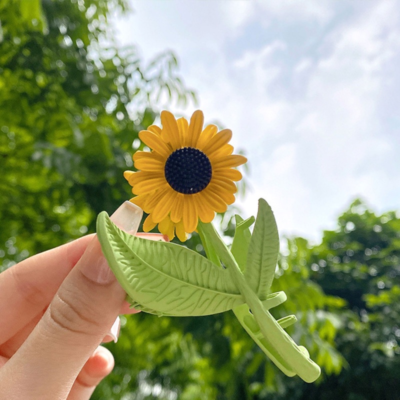 Kẹp Tóc Hoa Hướng Dương / Hoa Tulip Dễ Thương