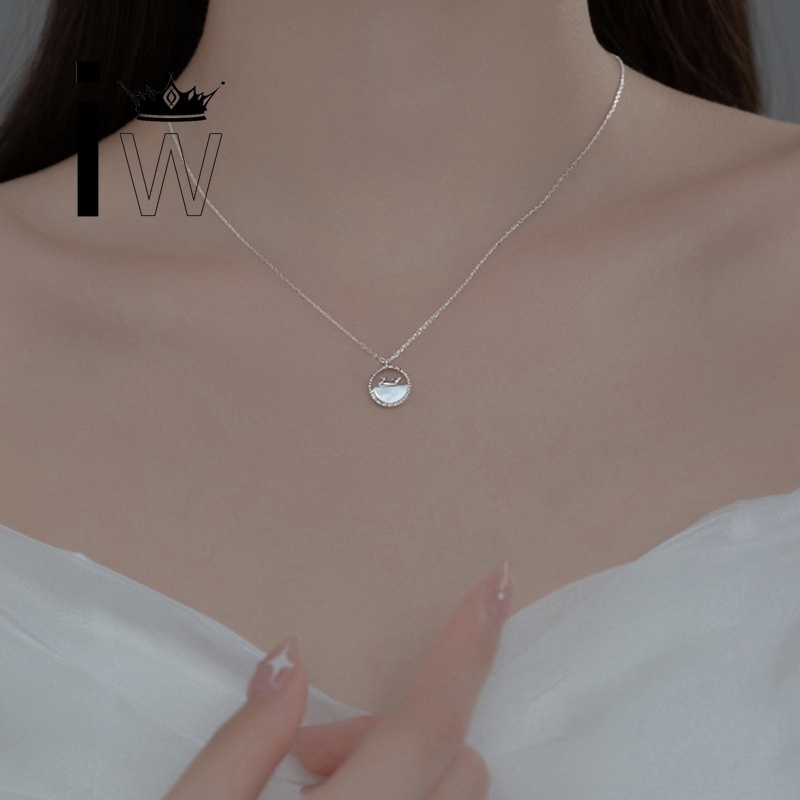 Dây chuyền hợp kim mặt hình cá voi thiết kế thời trang cho nữ