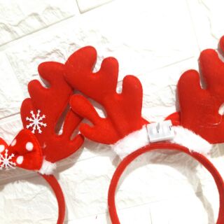 Bờm noel - bờm giáng sinh tuần lộc đỏ