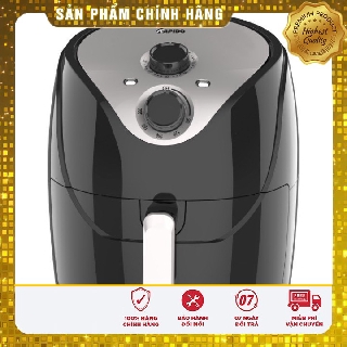 Nồi chiên không dầu , noi chien khong dau RAPIDO 5lít + Tặng kèm chổi quét dầu chính hãng