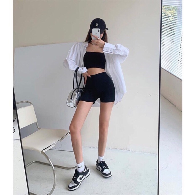 QUẦN TẬP GYM,TẬP YOGA,QUẦN SOOC ĐÙI VẢI THUN CO GIÃN