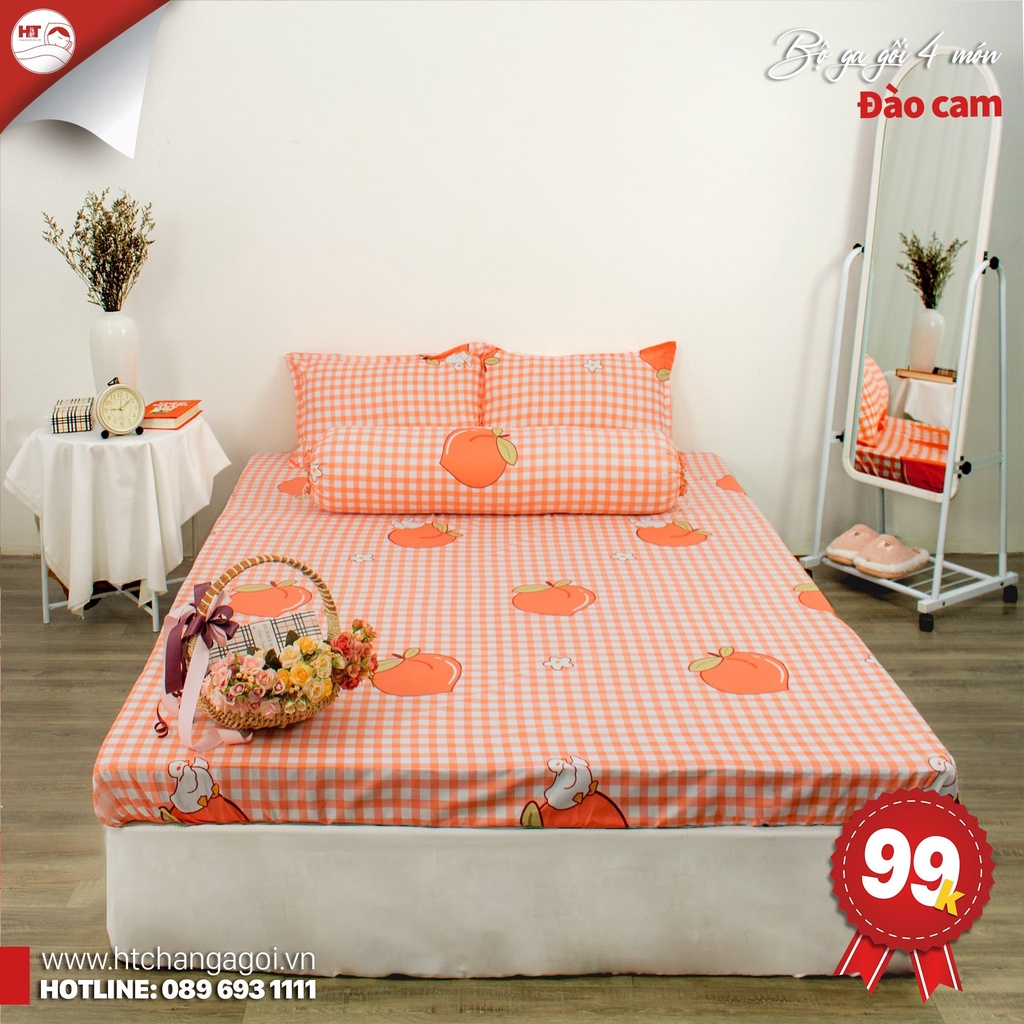 Bộ Ga Gối 4 Món  Họa Tiết Hoạt Hình Dễ Thương Cho Bé kích thước khác nhắn tin cho shop H&T CHĂN GA GỐI | BigBuy360 - bigbuy360.vn