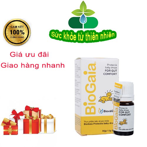 [Mã MKBC245 giảm 8% đơn 400K] Men Vi Sinh Biogaia Protectis Baby Drops Men Uống 5ml