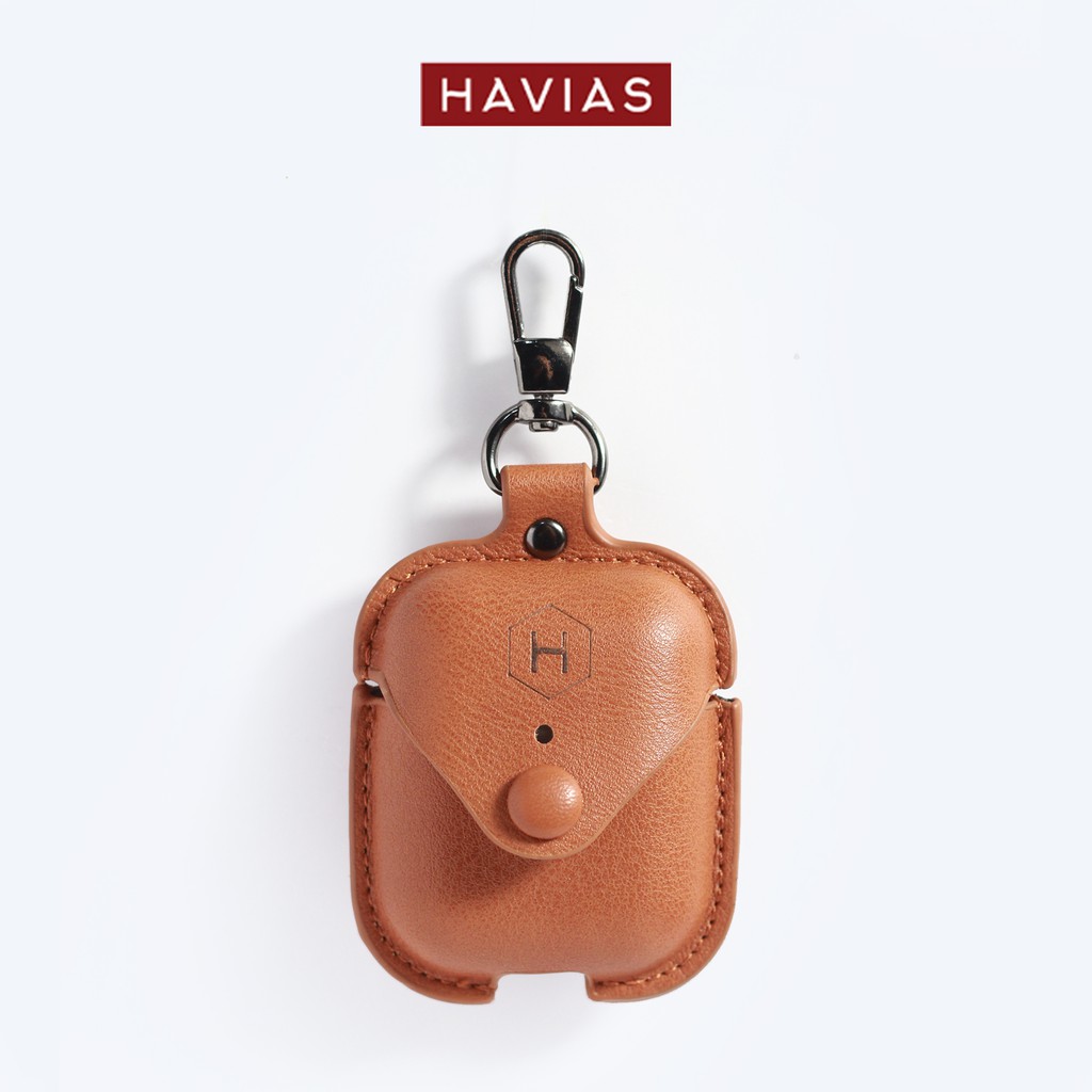 Lux Airpod2 HAVIAS bao da Airpod thời trang thật 100% Vachetta Premium