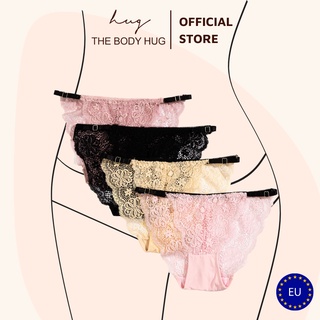 Quần Lót Ren Nữ THE BODY HUG Chip Mềm Mại Thoáng Mát Co Giãn Ôm Cơ Thể Sexy Xẻ Đùi Vát Mông Mát Mẻ P1501