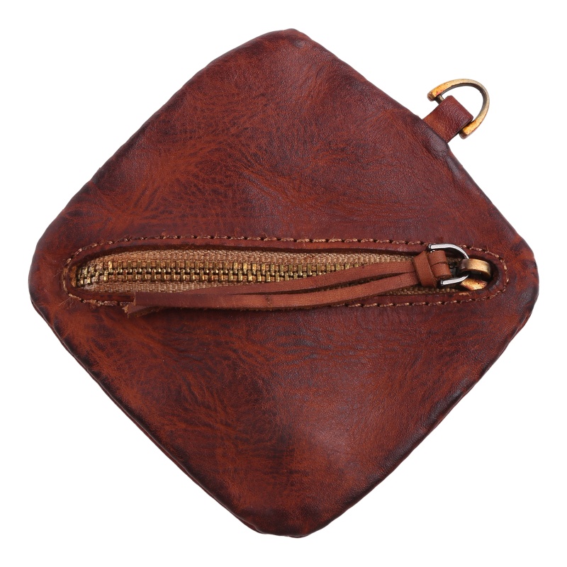 Ví Đựng Tiền Xu / Chìa Khóa Có Khóa Kéo Phong Cách Vintage