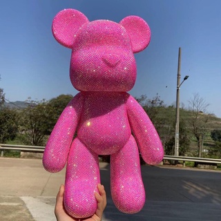 Gấu đính đá size 33cm - Bearbrick handmade cao cấp - cho mọi lứa tuổi