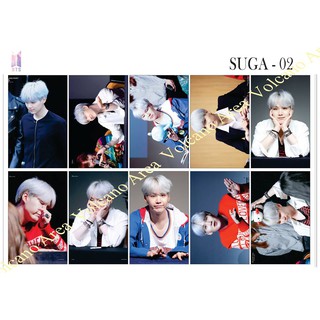[BTS] Set Sticker SUGA - 8 mẫu (có nhiều mẫu hình dán Kpop)