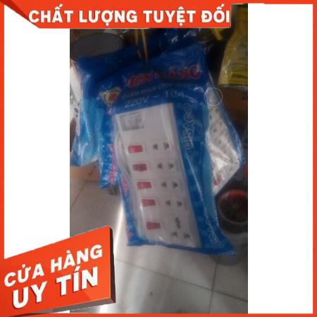 ổ cắm điện 1500w 5 ổ cắm 5 công tắc hàng cao cấp