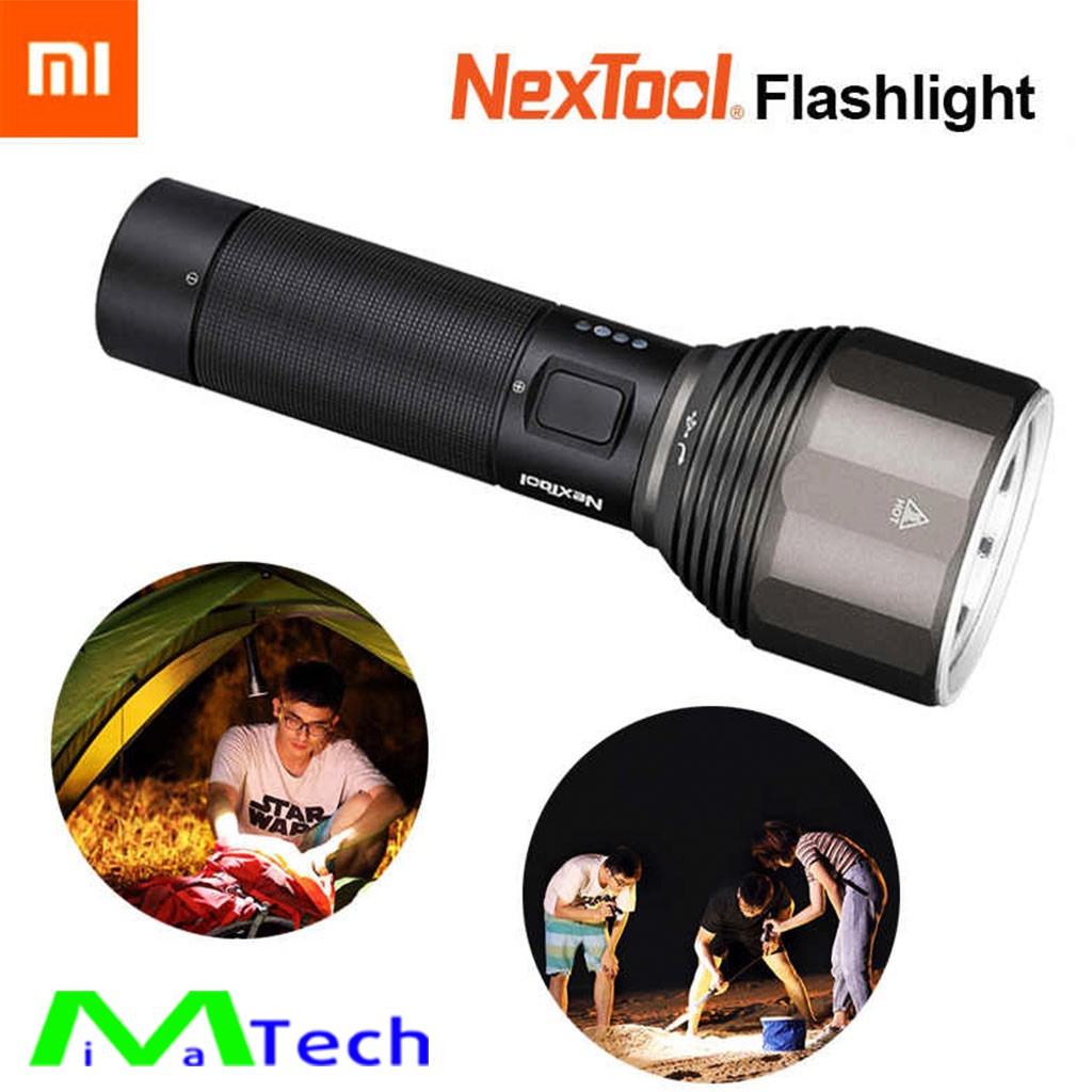 Đèn Pin Xiaomi Nextool Flashlight Cầm Tay Model ZES0417 Siêu Sáng Chống Nước Hợp Kim Nhôm Hàng Không Bền Bỉ [CHÍNH HÃNG]