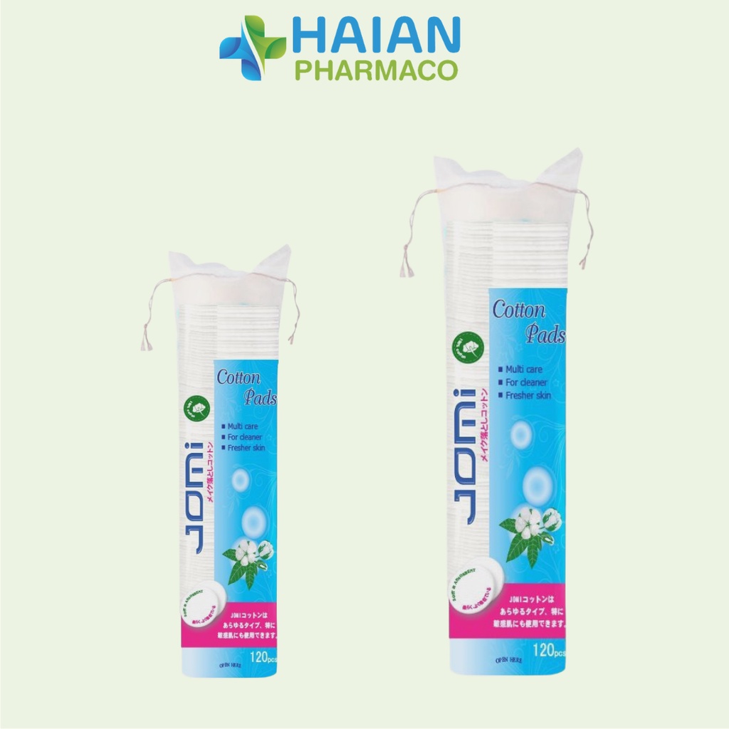 Bông Tẩy Trang Jomi Cotton Pads siêu mịn Gói 80 - 120 Miếng