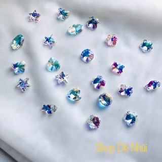 Tự Chọn Lắc Tay Kết Hợp Mặt Charm💎Pha Lê💎Long Lanh Nhiều Kiểu Dáng