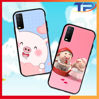 Ốp lưng Vivo Y51 2020/ Y50 / Y30 / Y20 / Y19 / Y17 / Y12S / V20 / V20 SE Heo Con Dễ Thương 02
