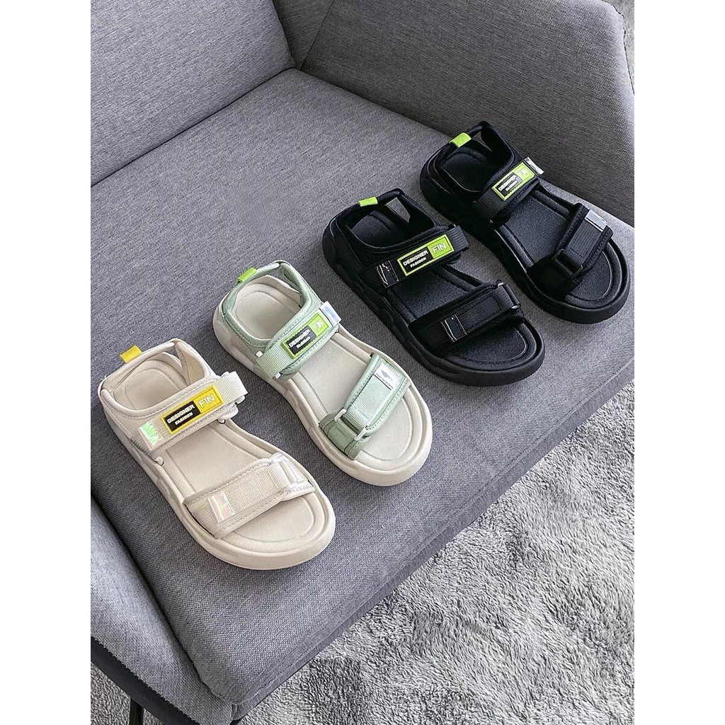Dép quai hậu Sandal 2 quai dây dán chất da cực mềm