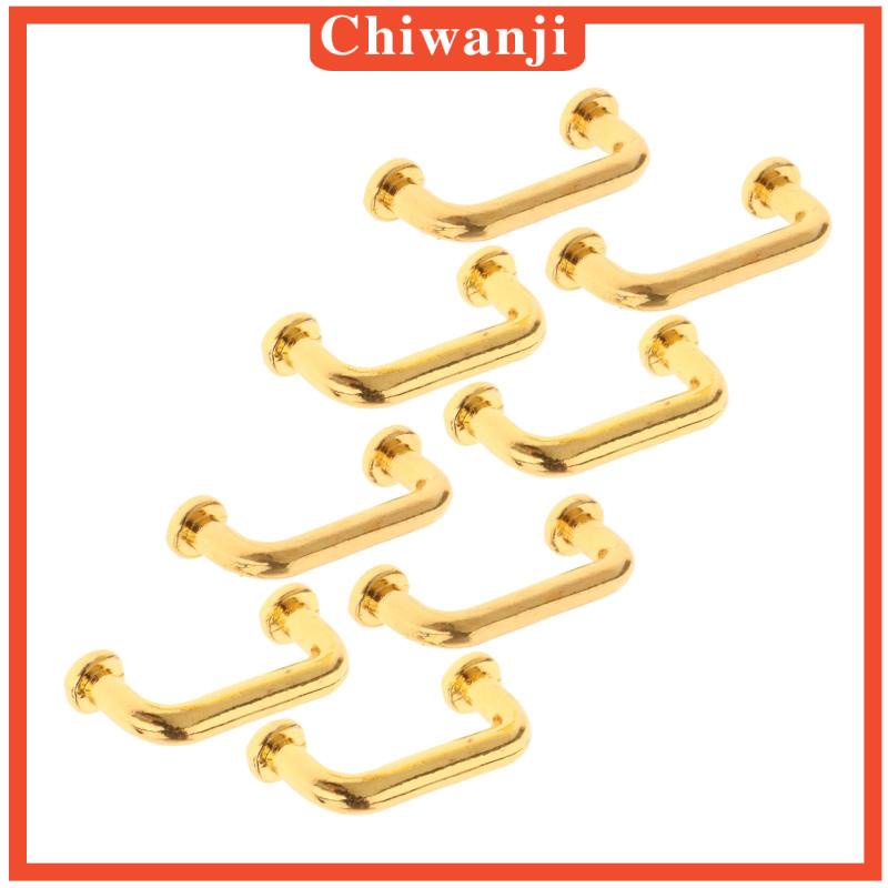 Set 8 Mô Hình Vòm Mini Màu Vàng Tỉ Lệ 1: 12 Trang Trí Nhà Búp Bê