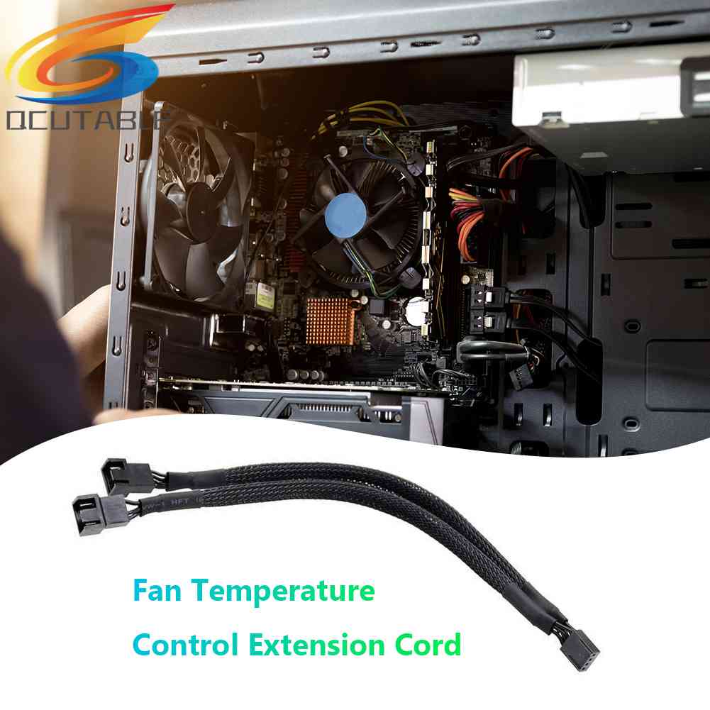 Dây Cáp Nối Dài Quạt Tản Nhiệt CPU Máy Tính PC / Vỏ Sò 30cm 4