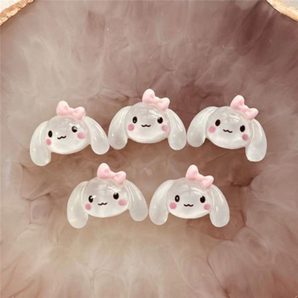 [Hàng mới về] Phụ kiện trang trí hình thỏ/ gấu cho móng tay nghệ thuật đáng yêu