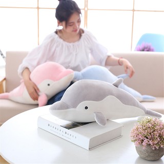 🐵Đồ Chơi Giáo Dục thiên Đường Giáo Dục Cho Bé🐵 Thú Nhồi Bông Hình Cá Heo / Mèo Dễ Thương Cho Bé 0503