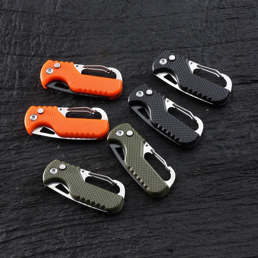 Dao Gấp Chuyên Cắt Dây, Băng Keo, Khui Hàng -Treo Móc Khóa - Ốp Nhựa nylon Cao Cấp
