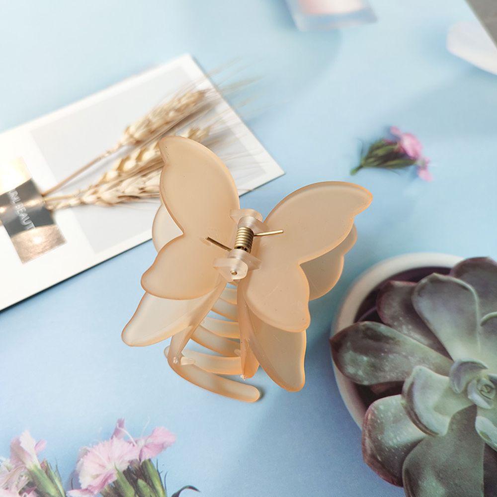 Kẹp Tóc Bán Trong Suốt Họa Tiết Bướm Thời Trang Cho Nữ
