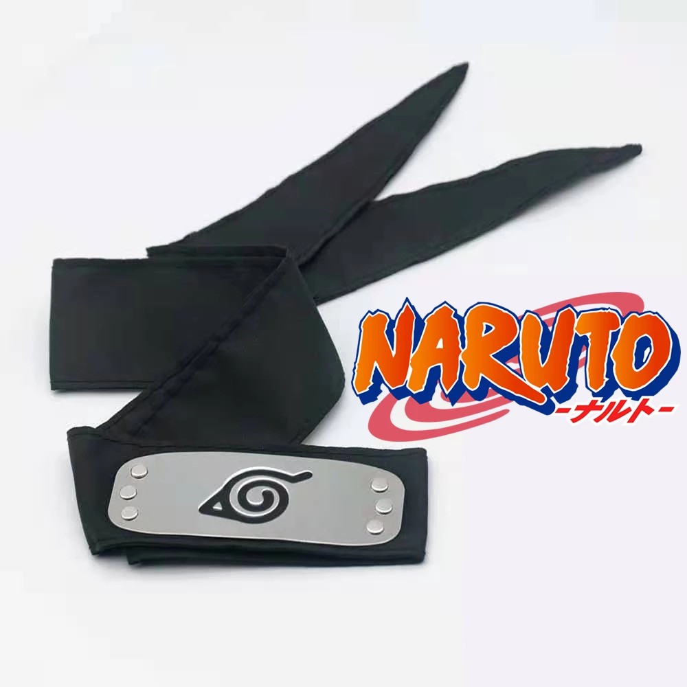 Naruto Cosplay Khăn trùm đầu bảo vệ trán đội đầu Phụ kiện tóc