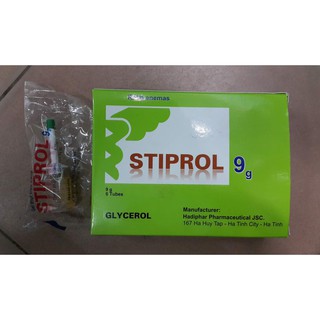 Gel thụt trực tràng, táo bón Stiprol 3g - 9g