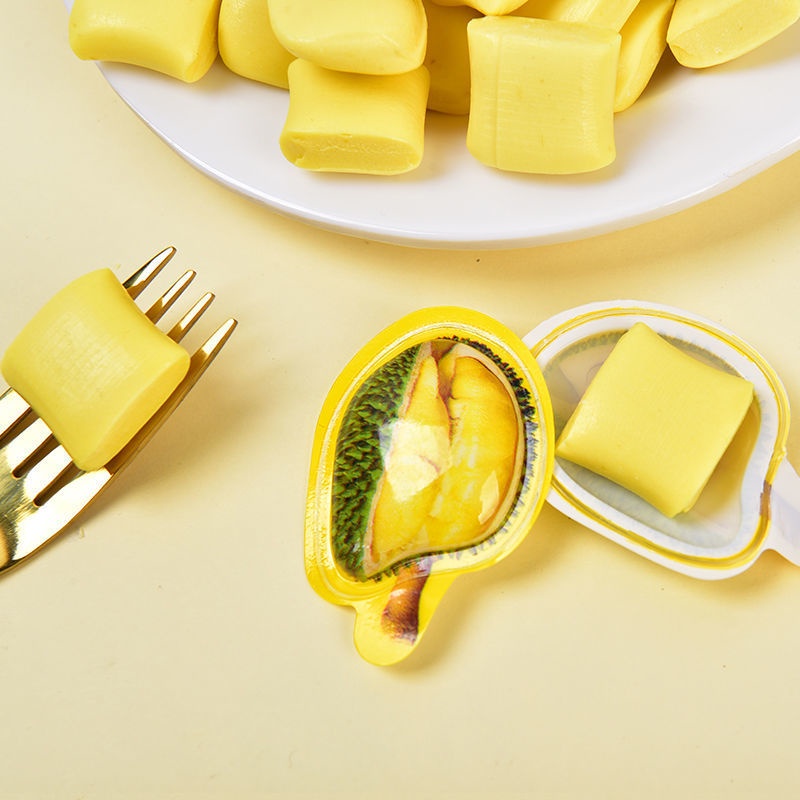 Combo 5 gói Kẹo Sầu riêng Durian Toffee Jasbell 108g/ Mô hình 3D kẹo sầu riêng hương vị khó cưỡng