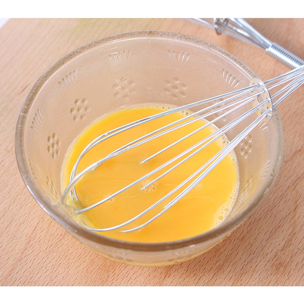 dụng cụ đánh trứng cầm tay, khuấy trộn bột, đánh bông kem bơ bằng thép không gỉ inox-cocochang