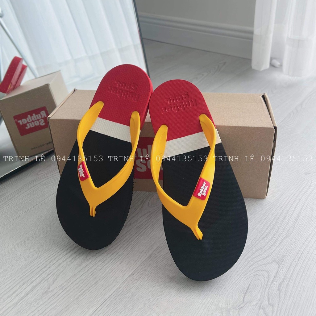 Dép Thái Lan Nam Nữ Cao Su Non Siêu Bền RUBBER SOUL BALANCE TRINH LÊ SHOP GIÀY DÉP
