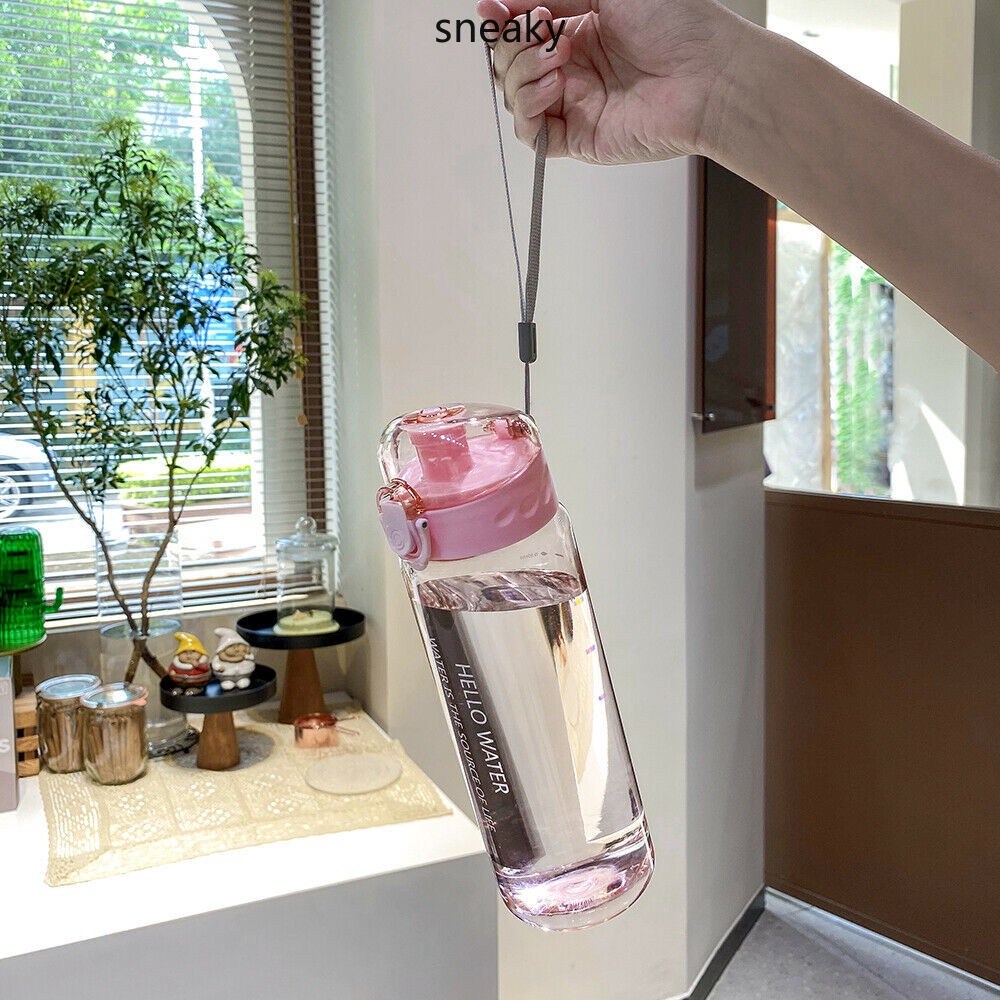 Bình Nước Thể Thao Bằng Nhựa Trong Suốt Chống Tràn 780ml