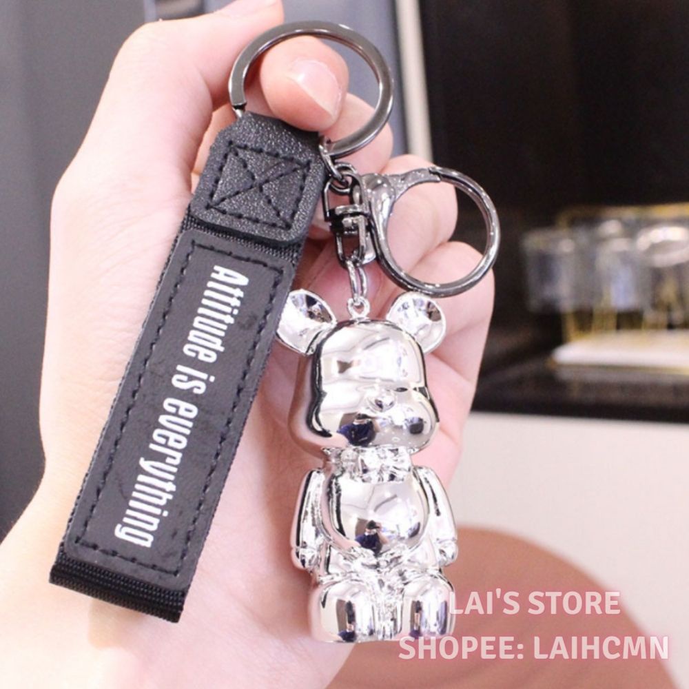 Móc Khóa Xe Máy Gấu Bearbrick, Ngựa Unicorn, Biệt Đội Siêu Anh Hùng, Công Chúa, Pikachu Phụ Kiện Túi Xách - LAI'S STORE