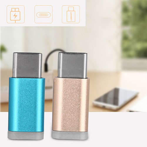 Đầu chuyển đổi micro USB sang type C có màu cao cấp F3100SPAZ