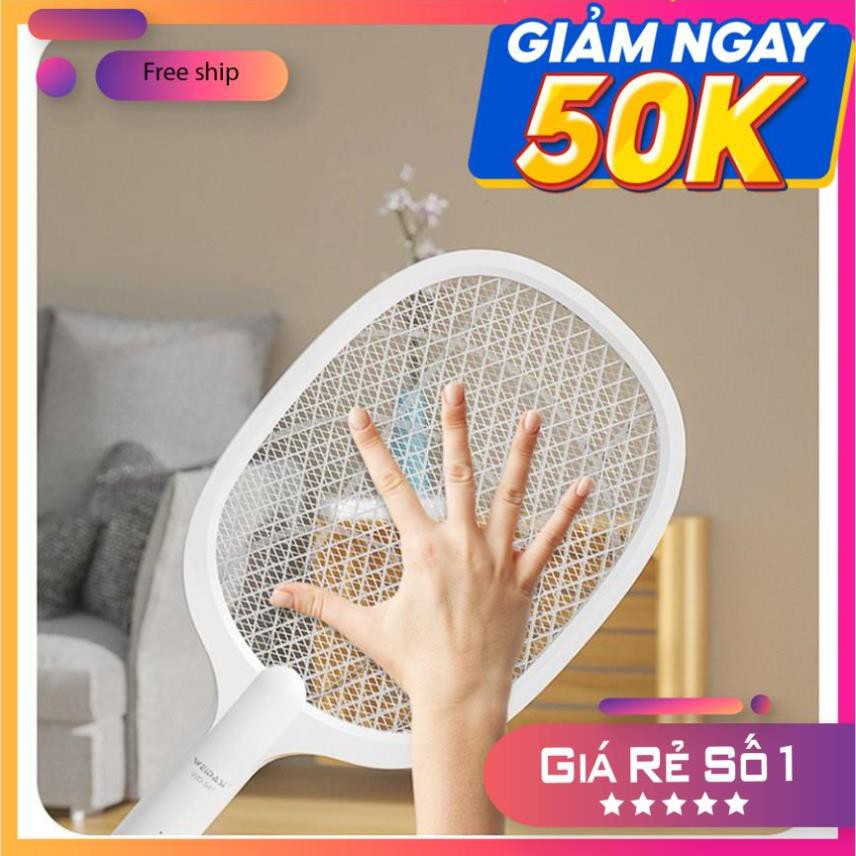 Vợt Bắt Muỗi Thông Minh Chống Giật An Toàn, Tích Hợp Đế Sạc, Chế Độ Bắt Muỗi Thông Minh Khi Ngủ