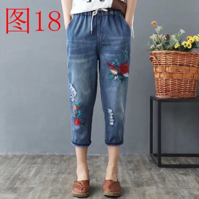 Freeship 99k TQ_Quần bò
