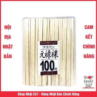 Set 100 đôi đũa ăn một lần Nội địa Nhật Bản