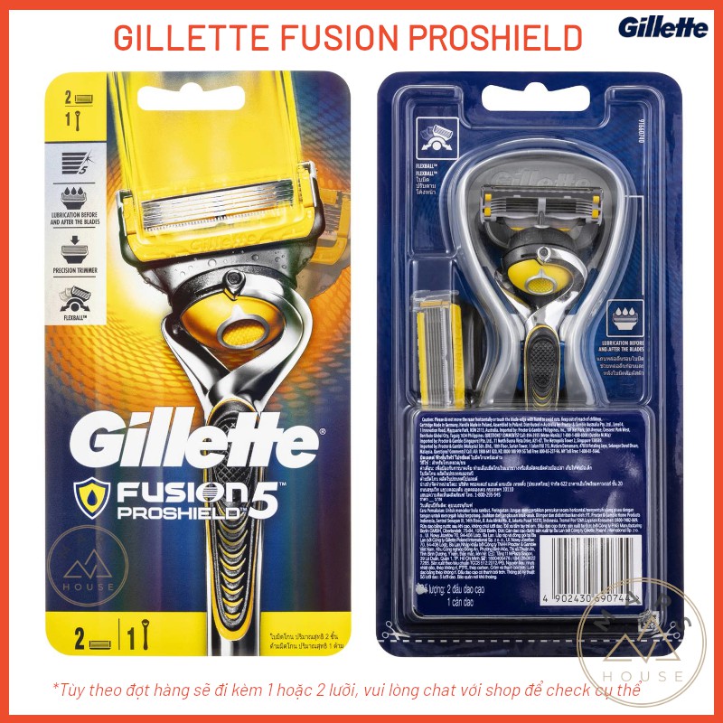 Dao cạo râu 5 lưỡi Gillette Fusion