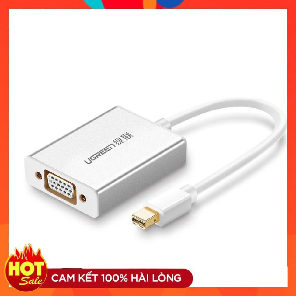 [Chính Hãng] Bộ chuyển đổi Mini DisplayPort sang VGA có âm thanh UGREEN MD107 10437 - Hàng Chính Hãng