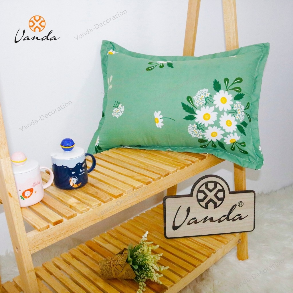 Vỏ gối đầu cotton poly họa tiết đẹp kích thước 45x65 cm | BigBuy360 - bigbuy360.vn