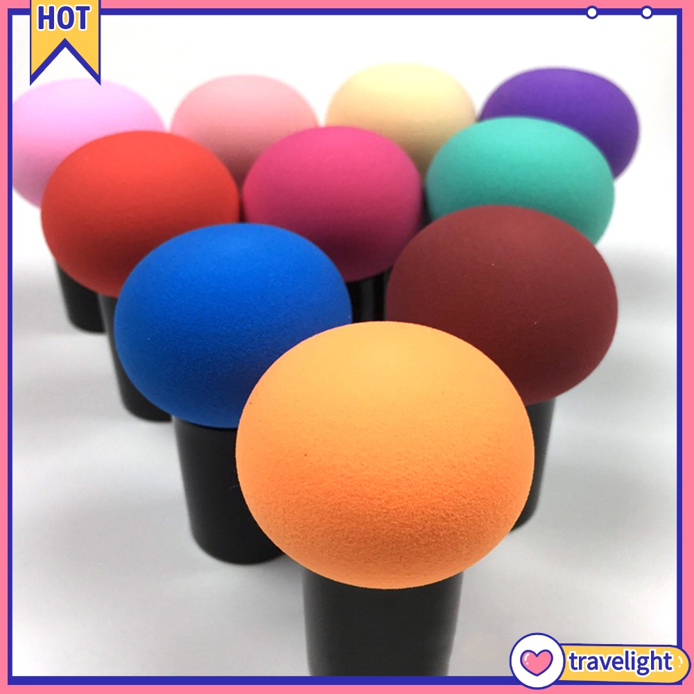 (Travelight) Mút trang điểm tán kem nền tạo khối hình cây nấm dễ thương tiện dụng