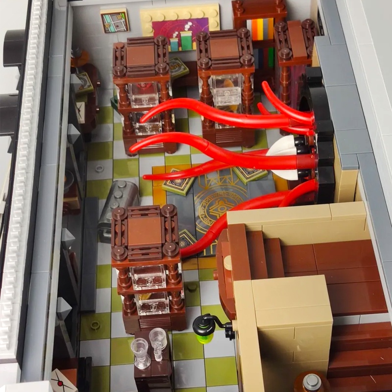 Đồ chơi Lắp ghép Mô hình Super hero Doctor Strange Time gem Infinity War Sanctum Sanctorum Showdown  Panlos 613001