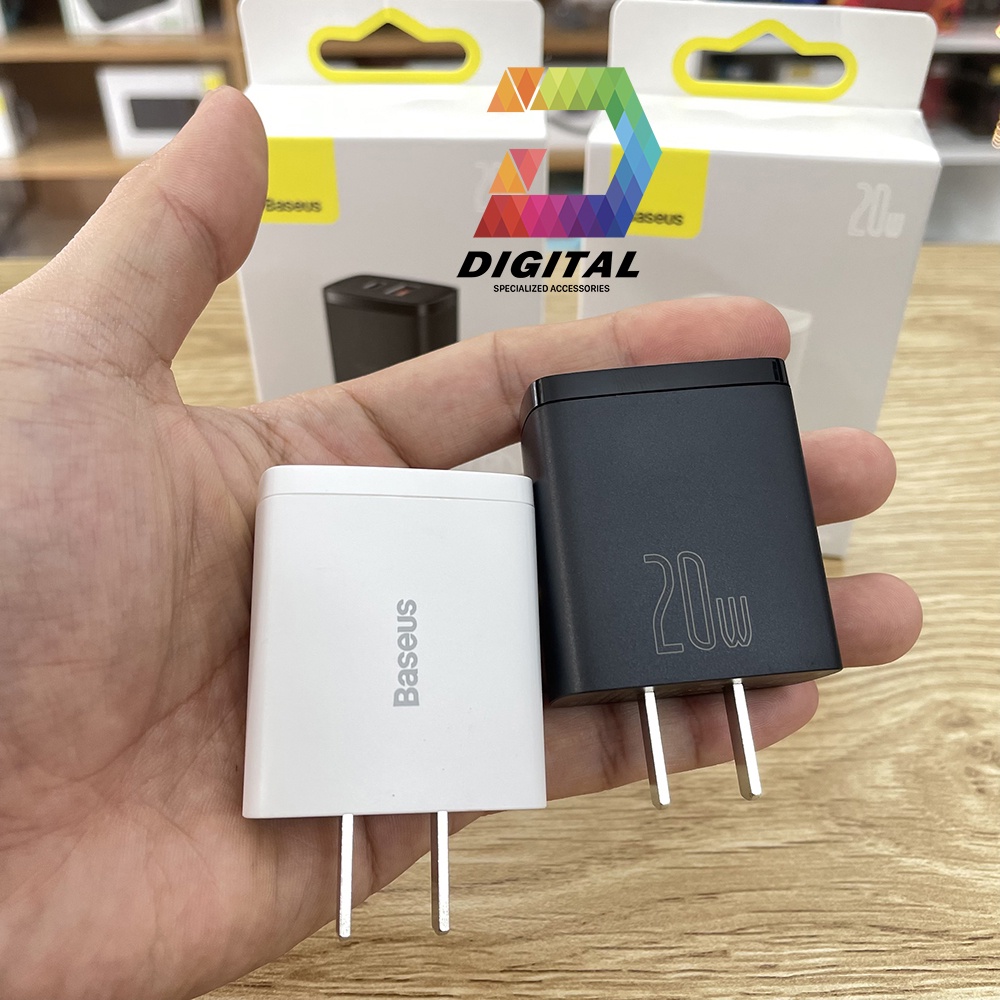 Củ Sạc Nhanh Đa Năng Baseus PD 20W Compact