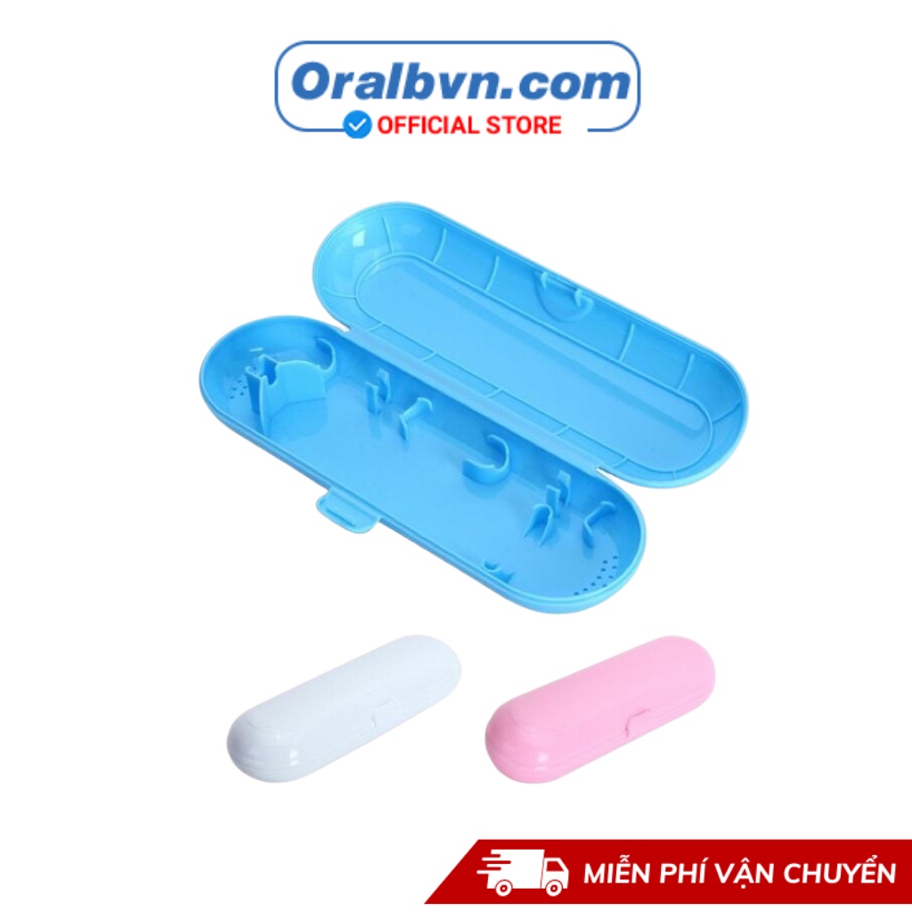 Hộp đựng bàn chải đánh răng điện Oral-B chính hãng chống bụi, nhỏ gọn cho du lịch (Tương thích Oral-B, Philips)